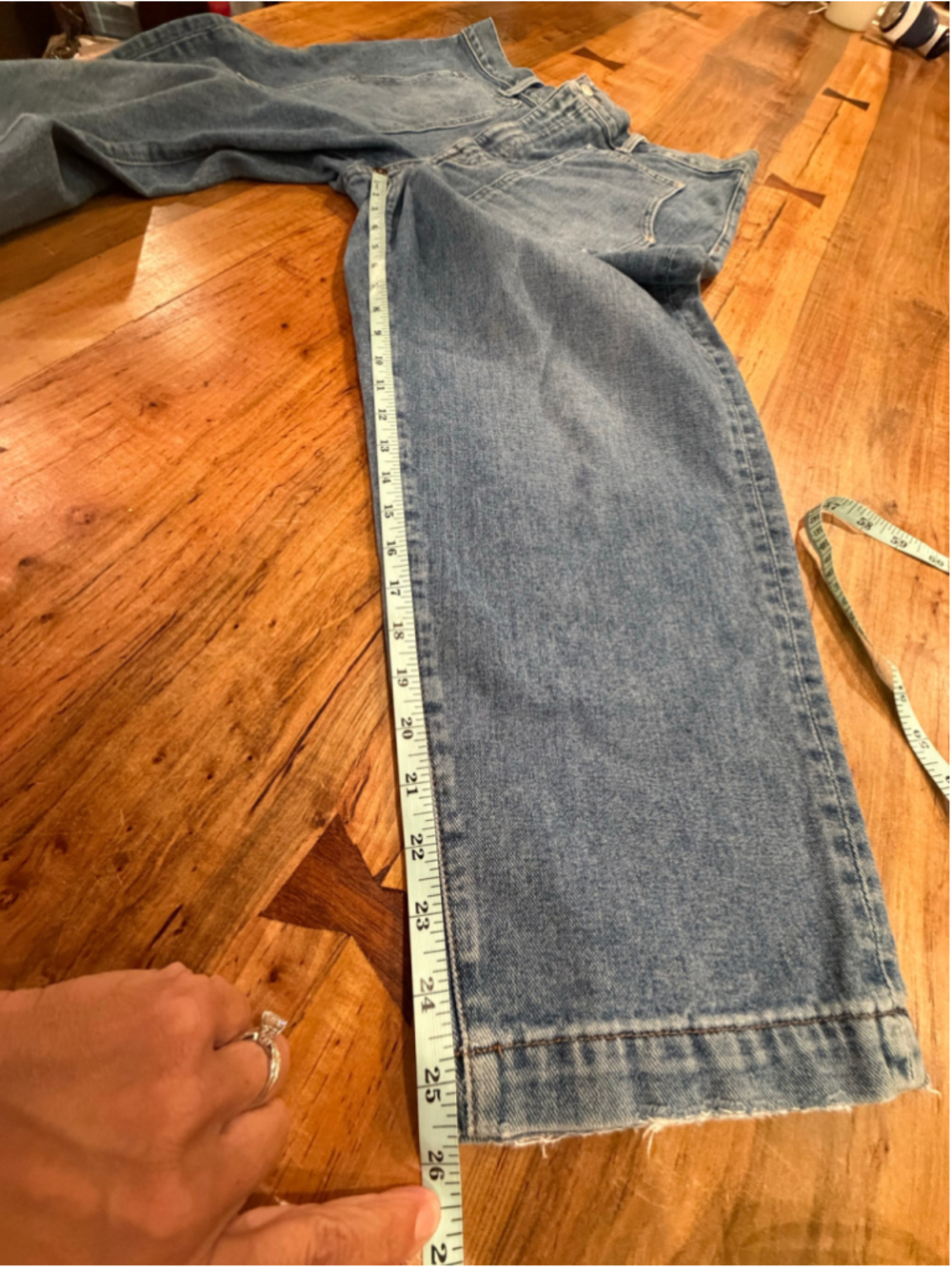 Madewell Balloon Jeans High Rise Wide Leg Utility Pocket Ankle Denim Pants Size - Picture 10 of 10